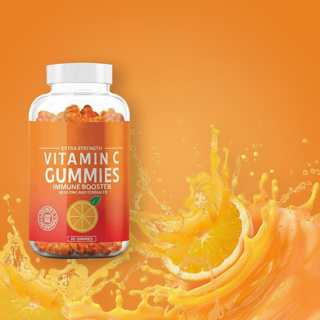 Gomas de Vitamina C Sabor Laranja 250g | WELLBODY – Energia e Imunidade